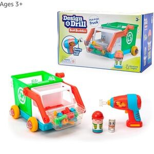 Educational Insights Design & Drill Bolt Buddies Recycling Truck 3 and up